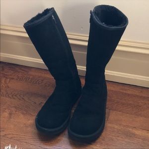 Ugg black tall boots.